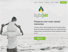 Tablet Screenshot of lightjar.com